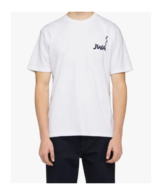 Jw Anderson Jwa Slogan-Print Jersey T-Shirt