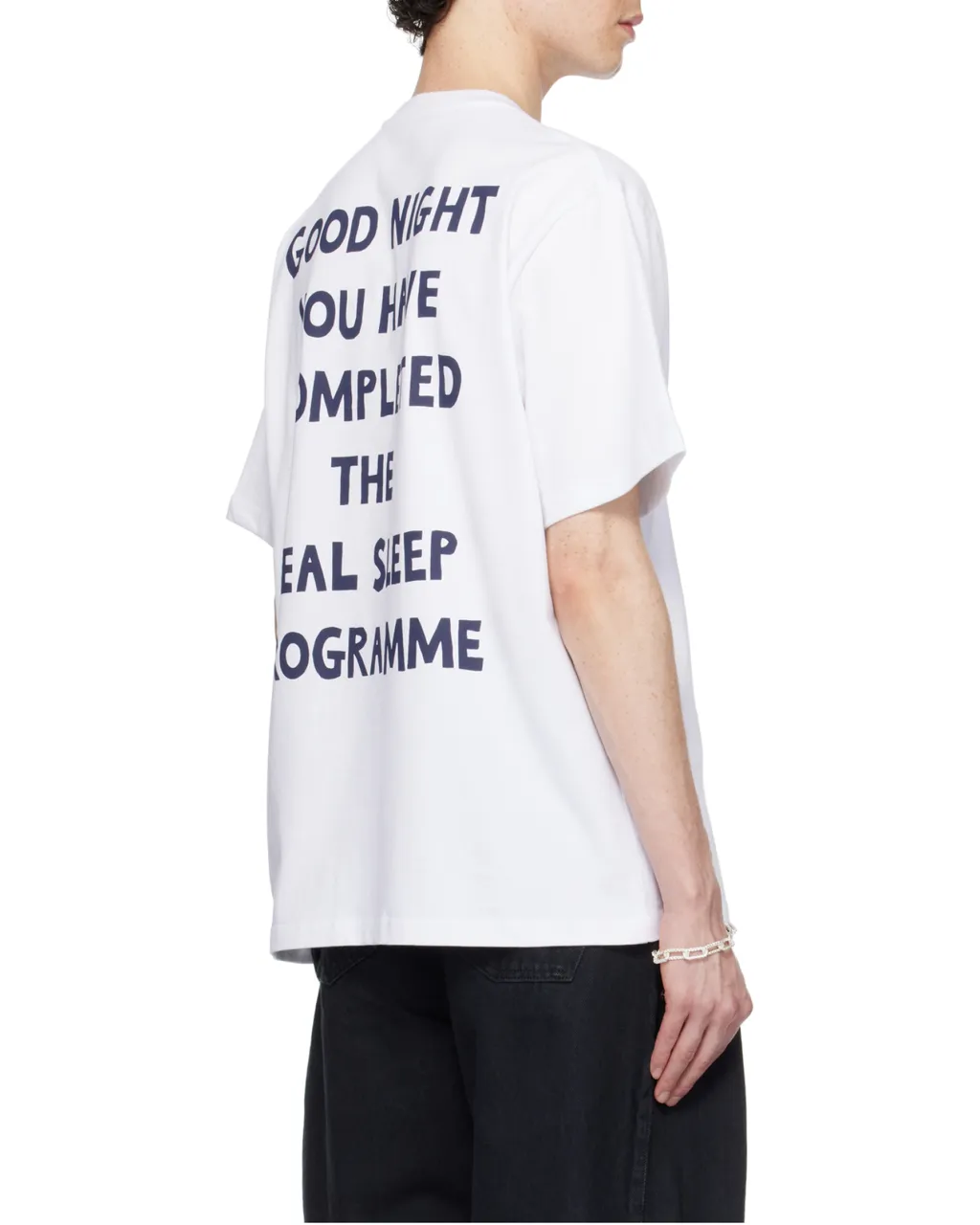 Jw Anderson Jwa Slogan-Print Jersey T-Shirt