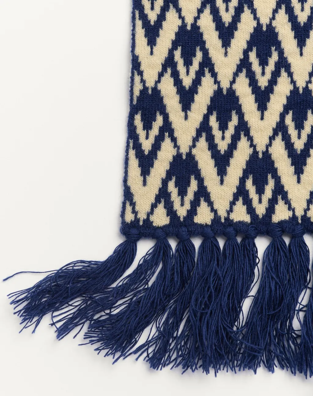 Valentino Toute La V Fringed Edge Scarf