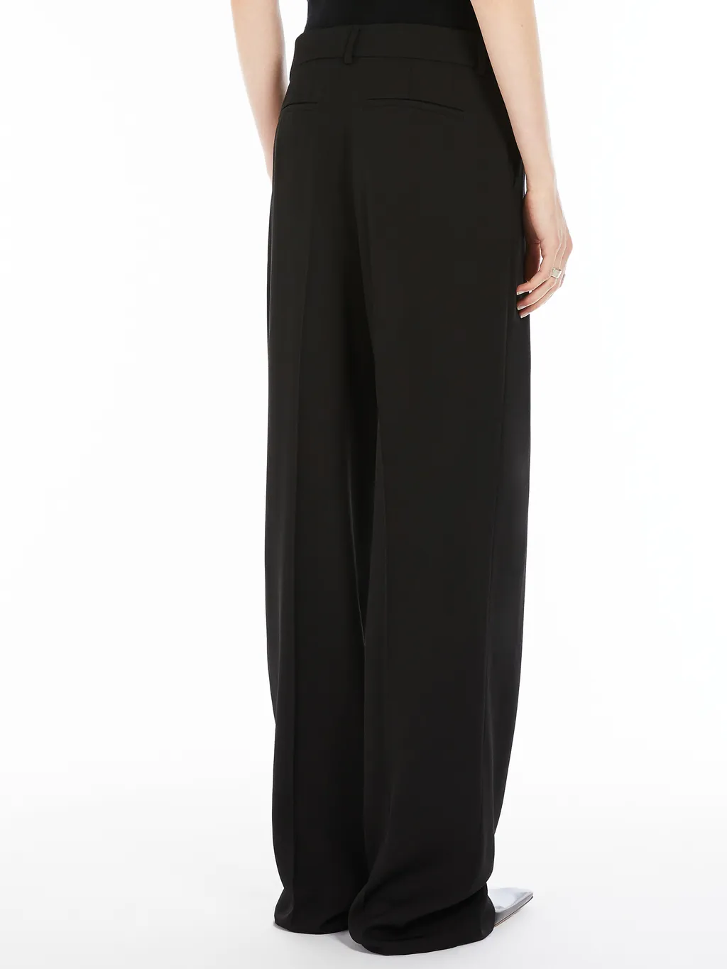Sportmax Hello Front Pleats Straight Pants