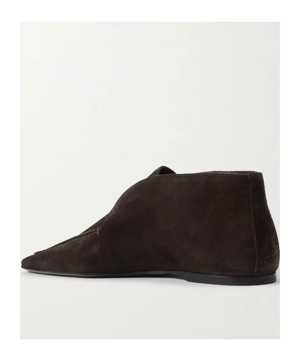 Square-Toed Ankle Boots