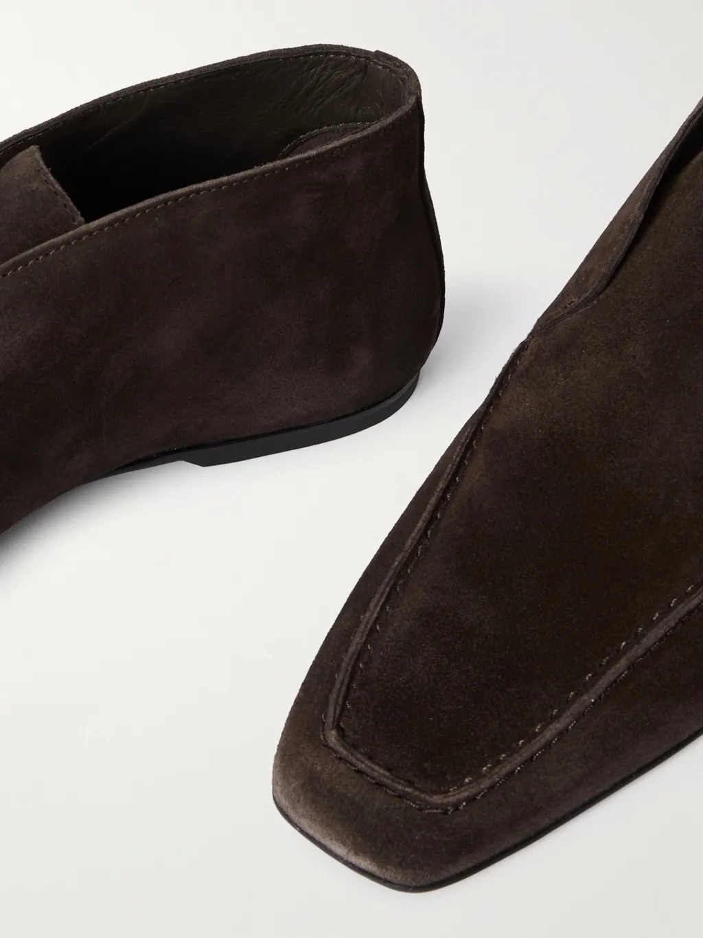 Square-Toed Ankle Boots