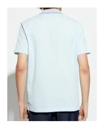 Versace Greca-Collar Short-Sleeved Polo Shirt