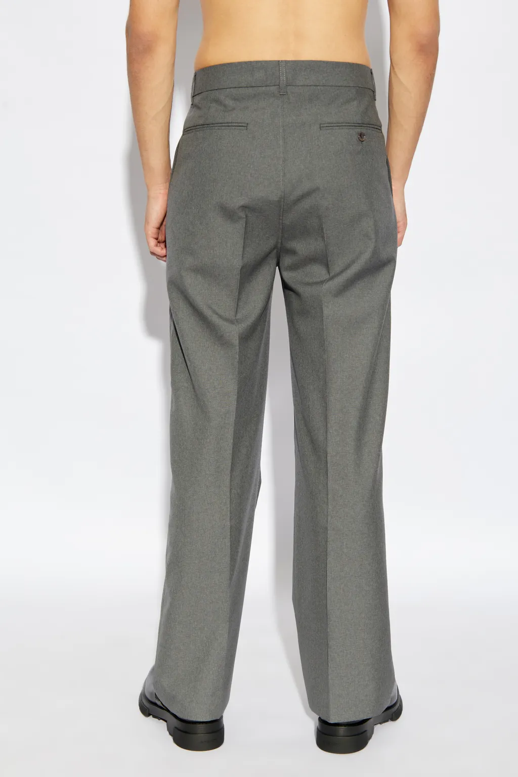 Marni Pleat Straight-Leg Trousers