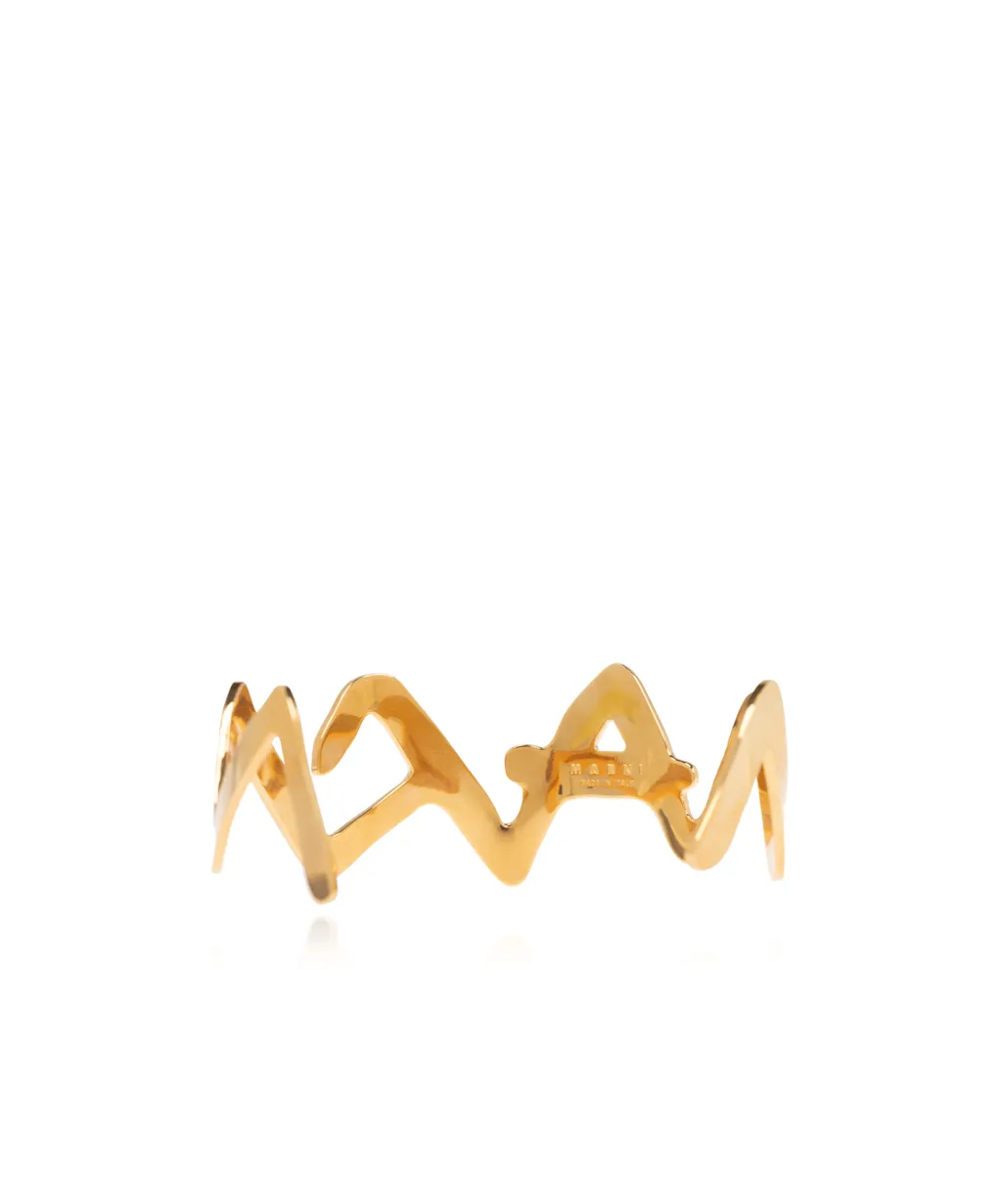 Marni Symbol Logo Plaque Choker