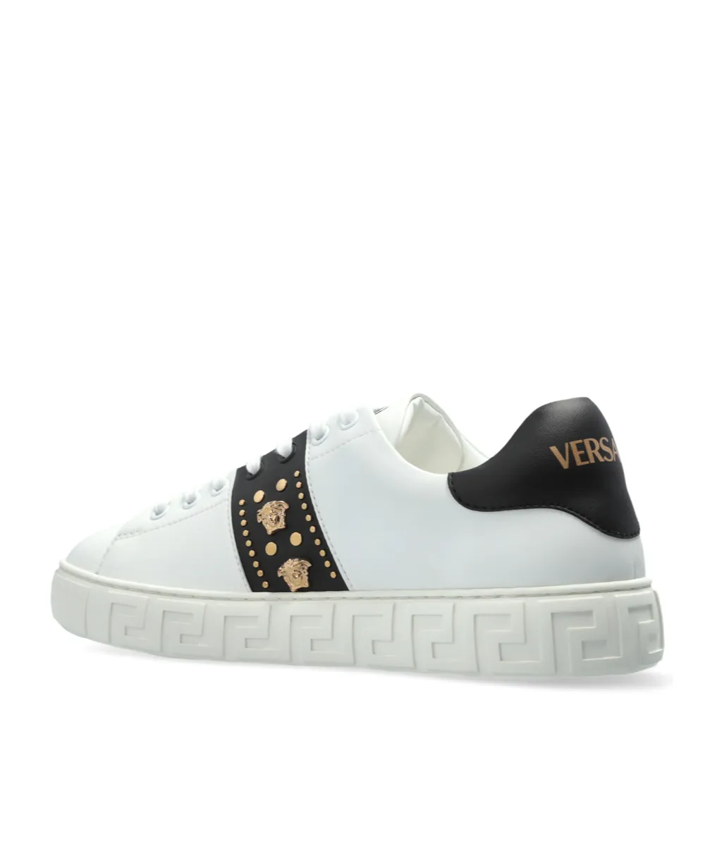 Versace Medusa-Motif Lace-Up Sneakers