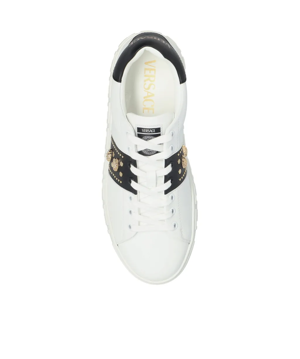 Versace Medusa-Motif Lace-Up Sneakers
