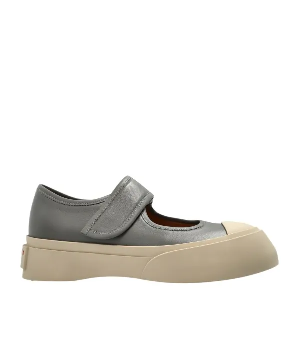 Marni Mary Jane Round-Toe Sneakers