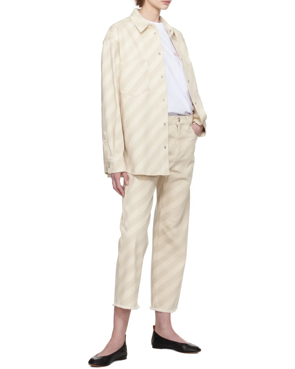 Marni Collared Button-Up Denim Shirt
