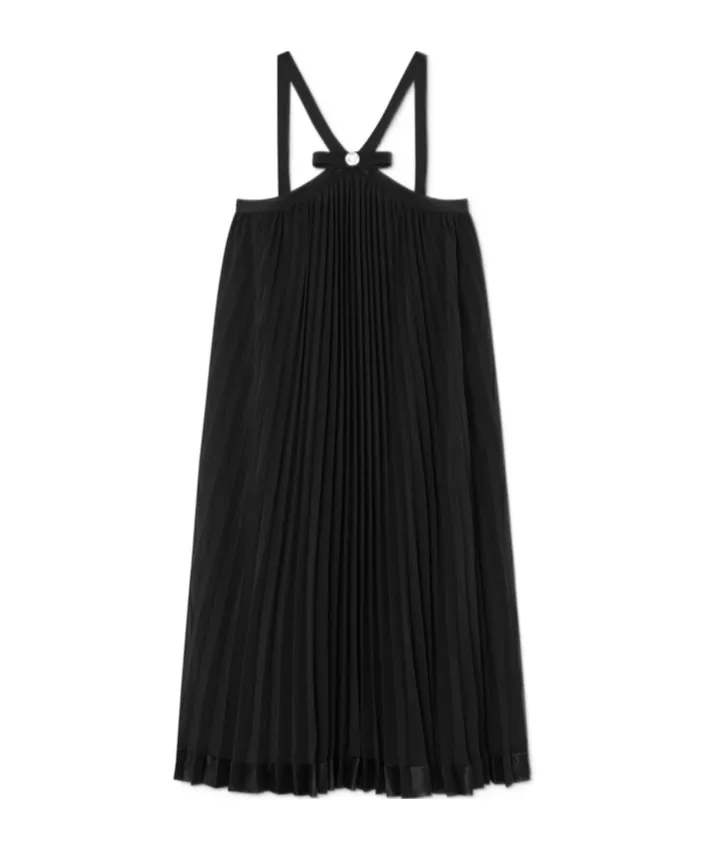 Versace Pleated Slip Dress