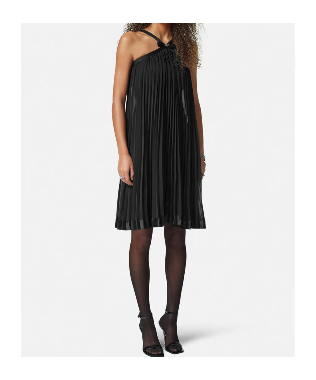 Versace Pleated Slip Dress