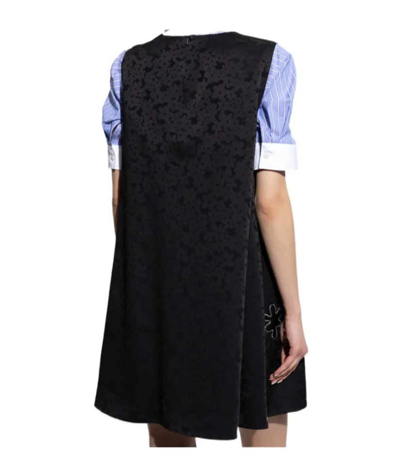 Marni Flower Embellished Sleeveless Dress