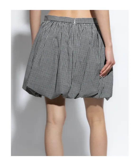 Marni Plaid Bubble Skirt