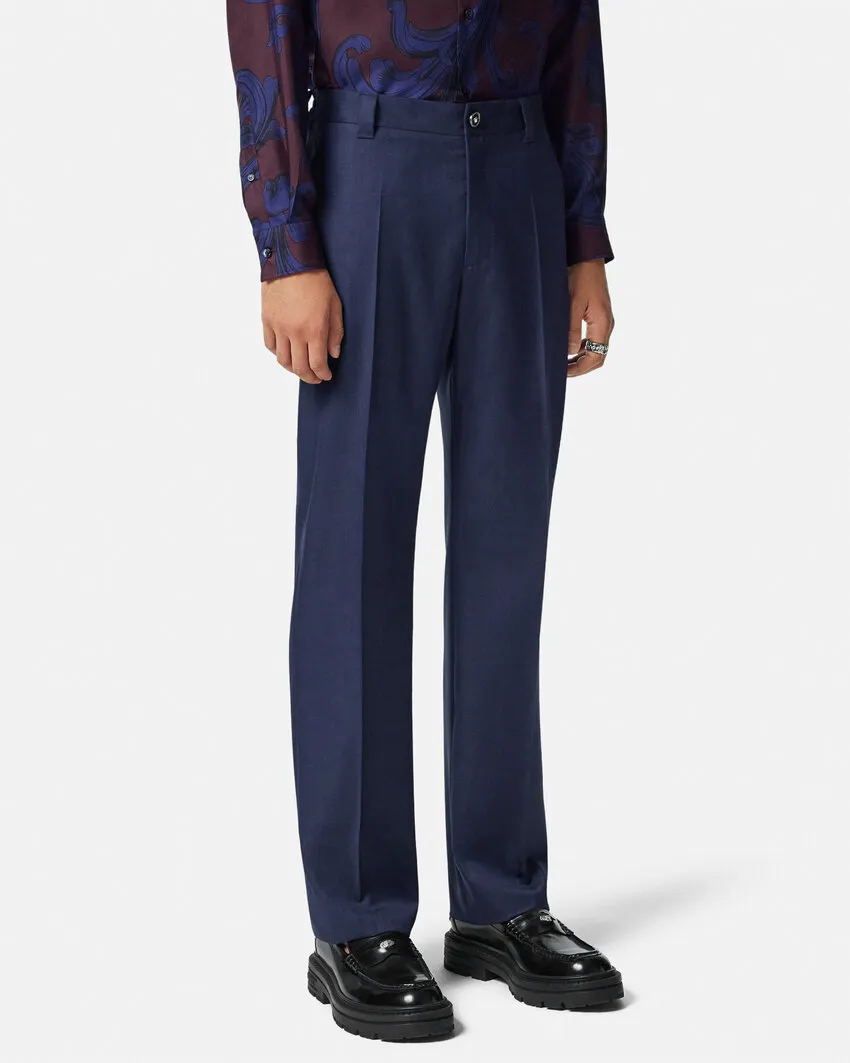Versace Pleated Tailored Trousers
