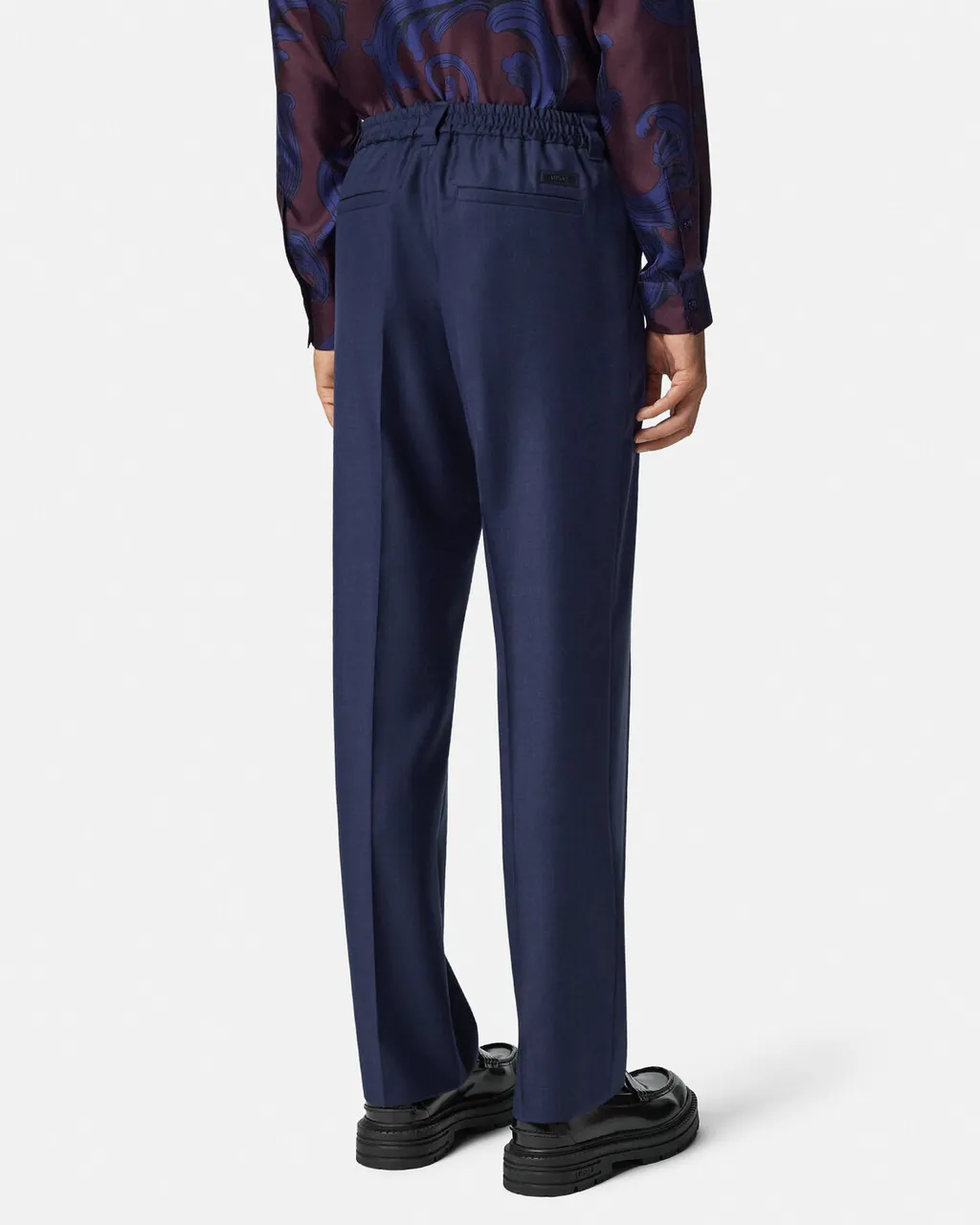 Versace Pleated Tailored Trousers