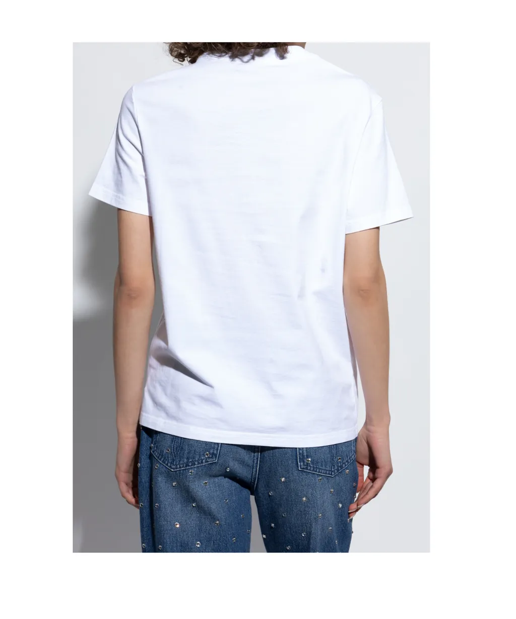 Versace Logo-Appliqu Crewneck T-Shirt