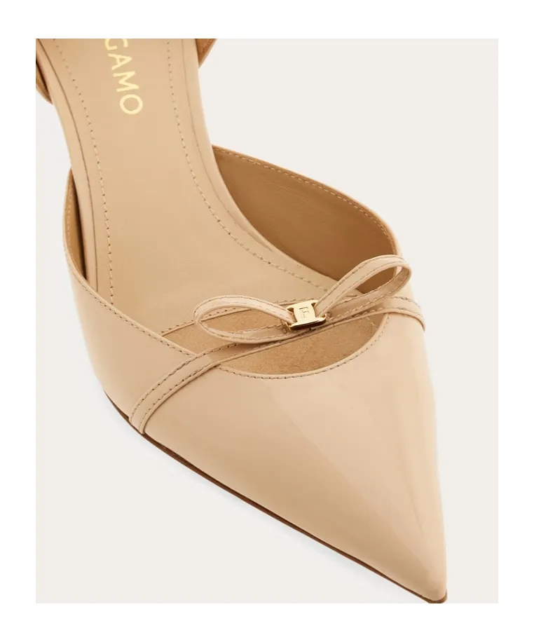 Ferragamo Pointed-Toe Bow-Detailed Pumps