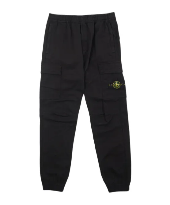 Stone Island Logo Patch Elasticated-Waist Pants