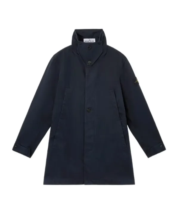 Stone Island Compass-Badge Button-Up Coat