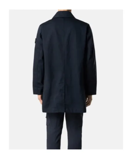Stone Island Compass-Badge Button-Up Coat