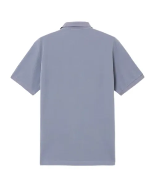 Stone Island Logo Patch Short-Sleeved Polo Shirt