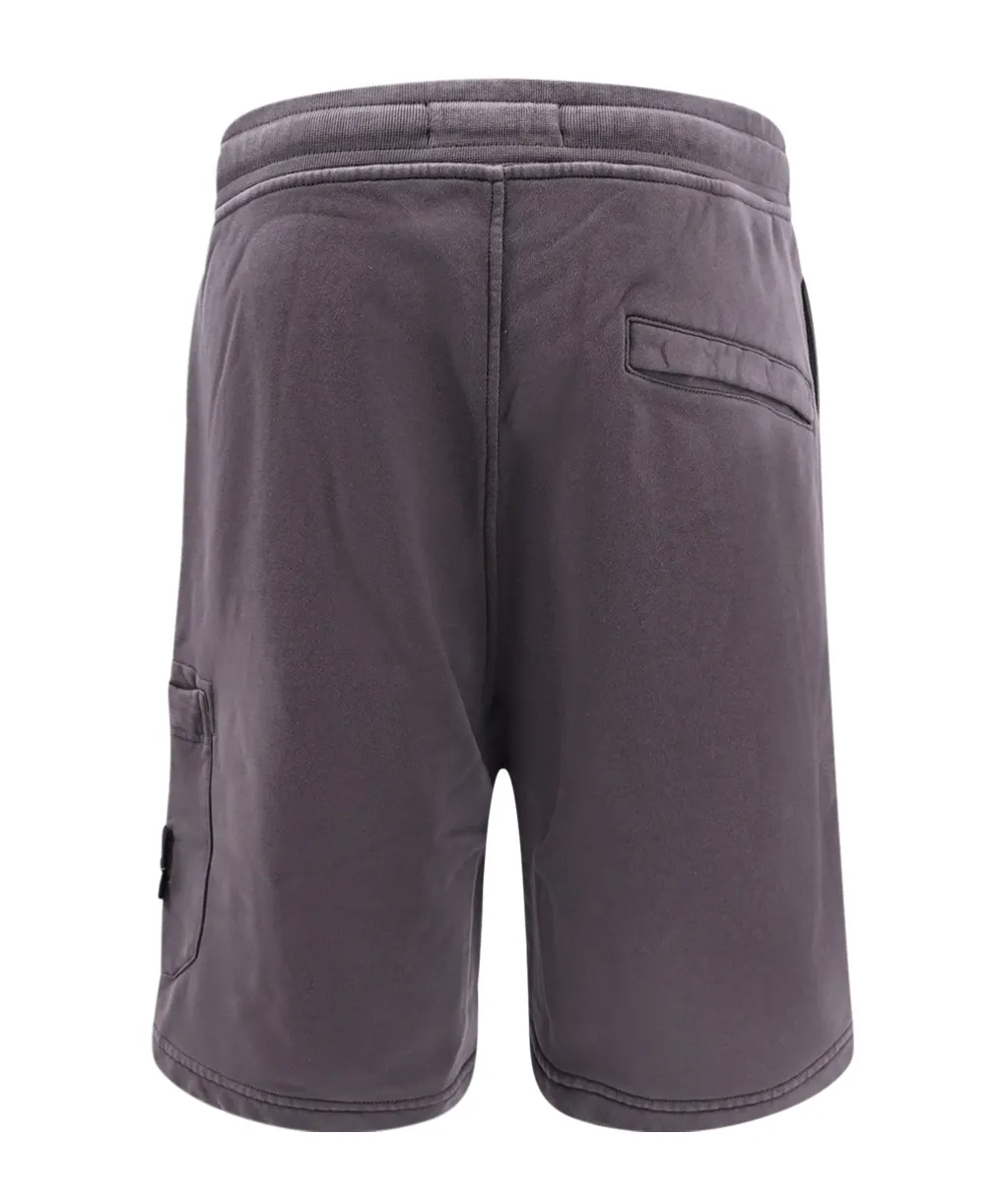 Stone Island Compass Patch Drawstring Shorts
