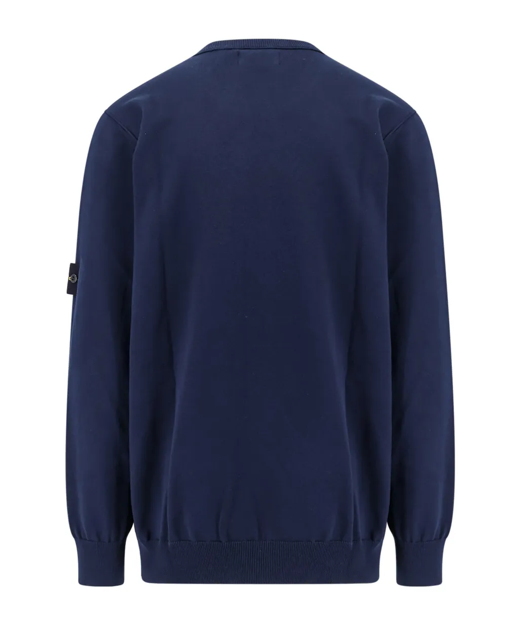 Stone Island Compass Patch Crewneck Jumper