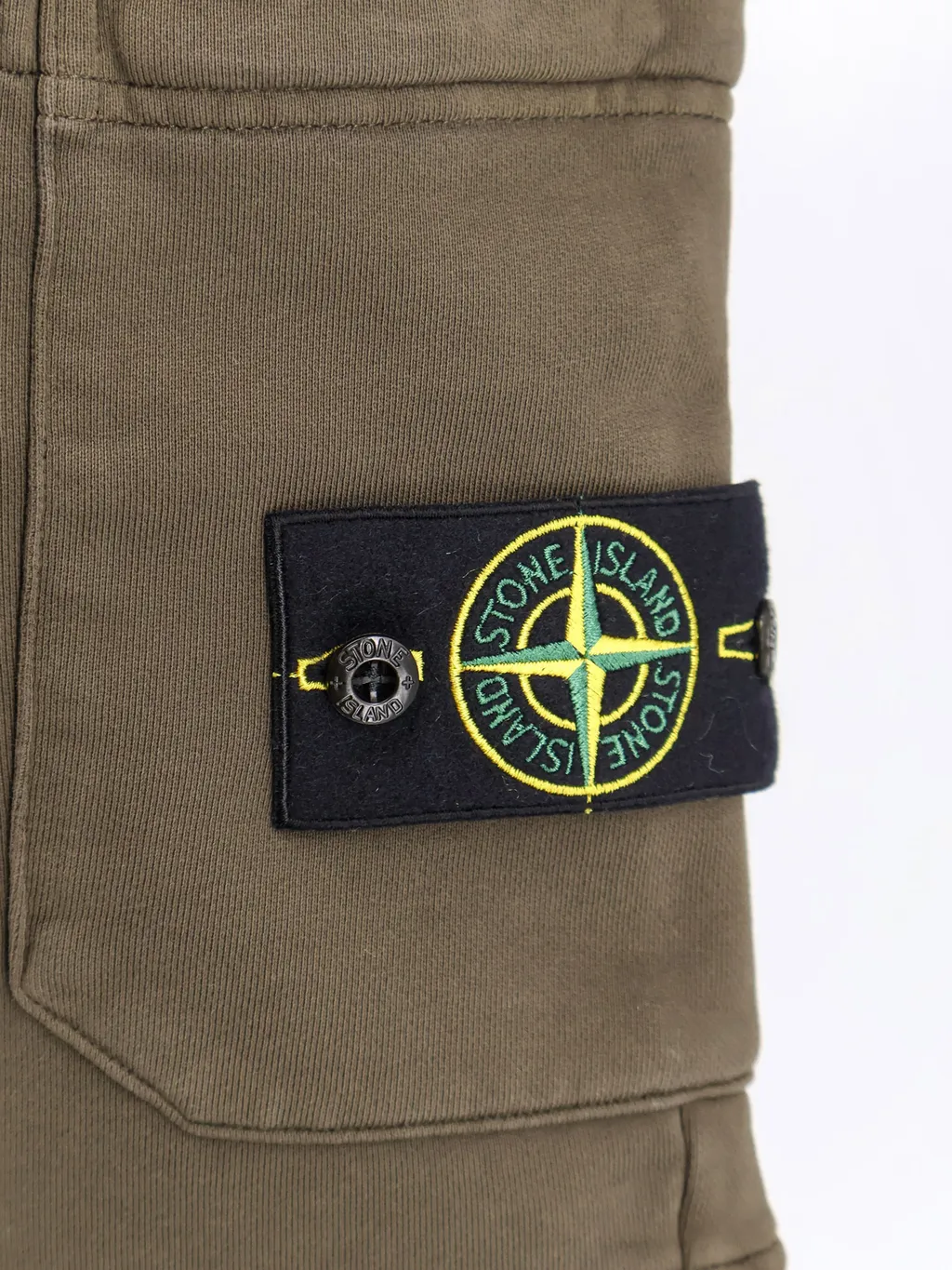 Stone Island Compass Patch Drawstring Shorts
