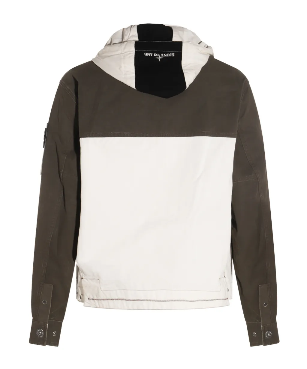 Stone Island Panelled Hooded Jacket