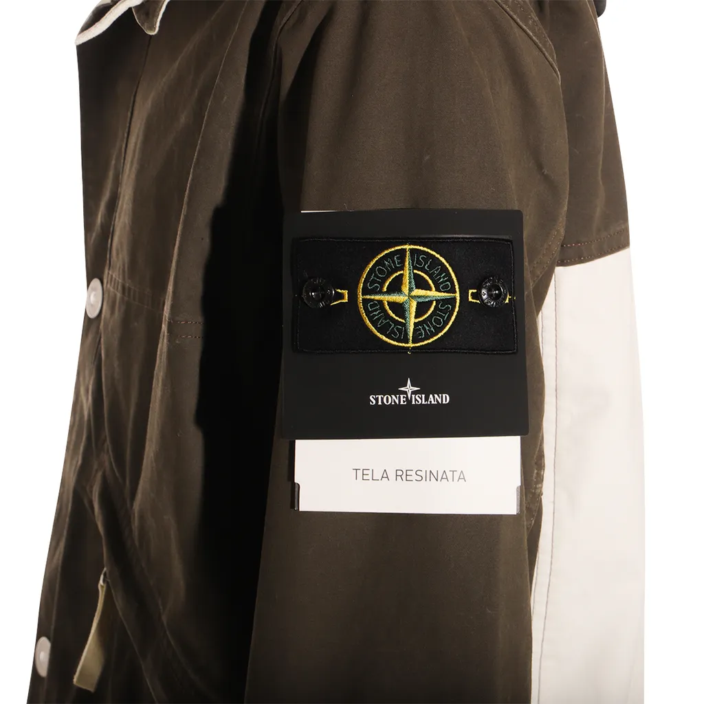 Stone Island Panelled Hooded Jacket
