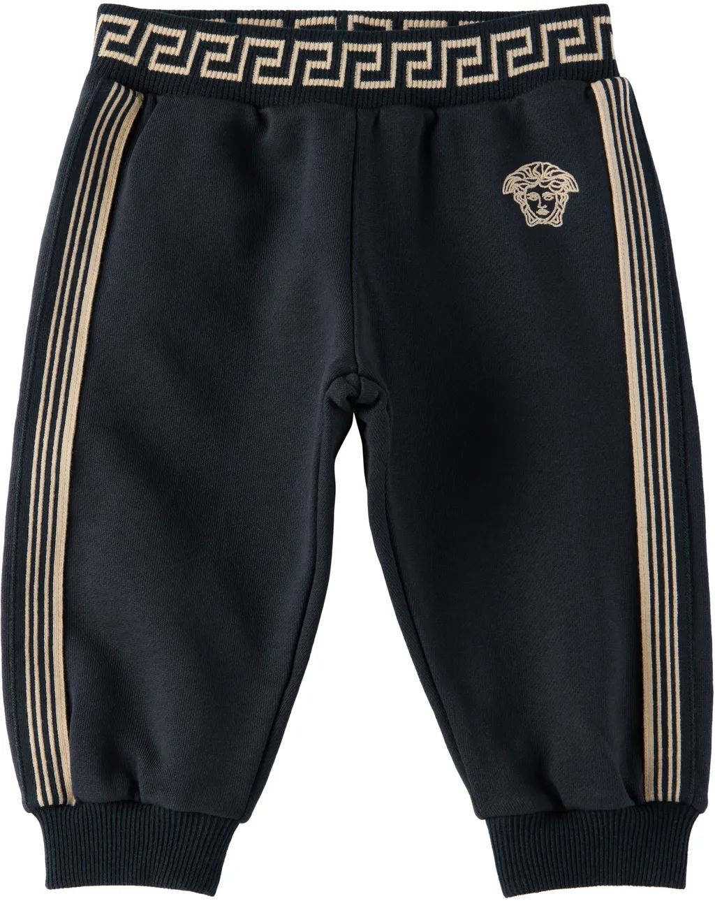 Versace Kids Logo Embroidered Track Pants