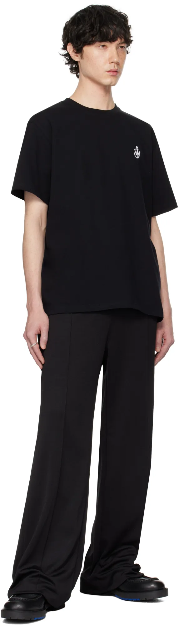 Jw Anderson Anchor Embroidered T-Shirt