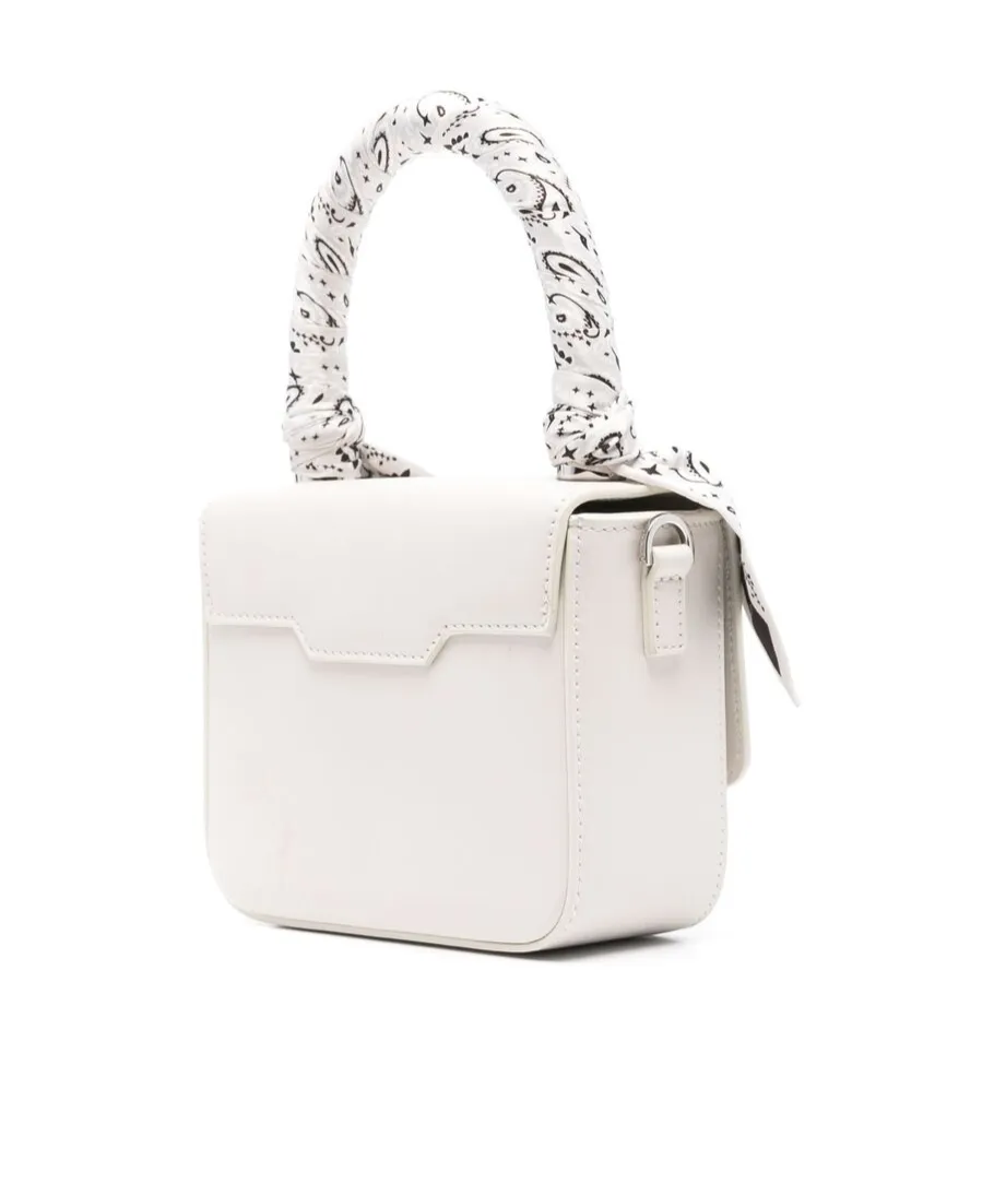Amiri Bandana Scarf Logo Plaque Mini Tote Bag