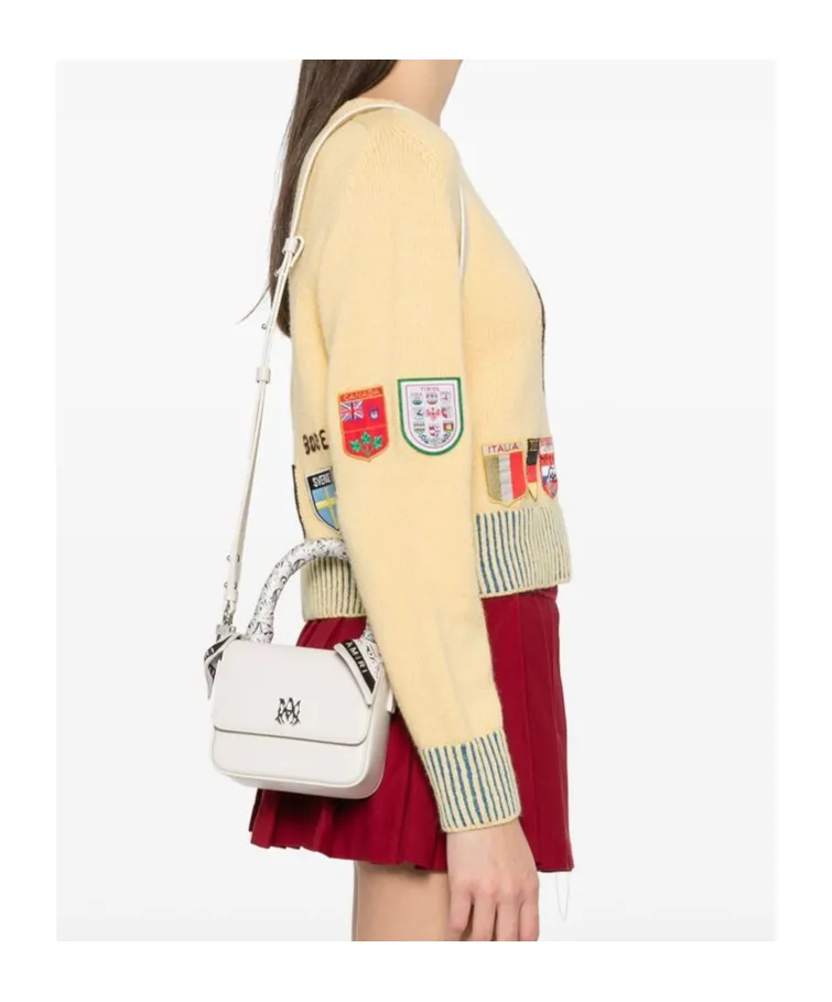 Amiri Bandana Scarf Logo Plaque Mini Tote Bag