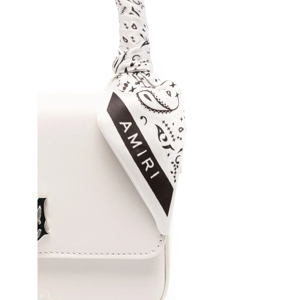 Amiri Bandana Scarf Logo Plaque Mini Tote Bag