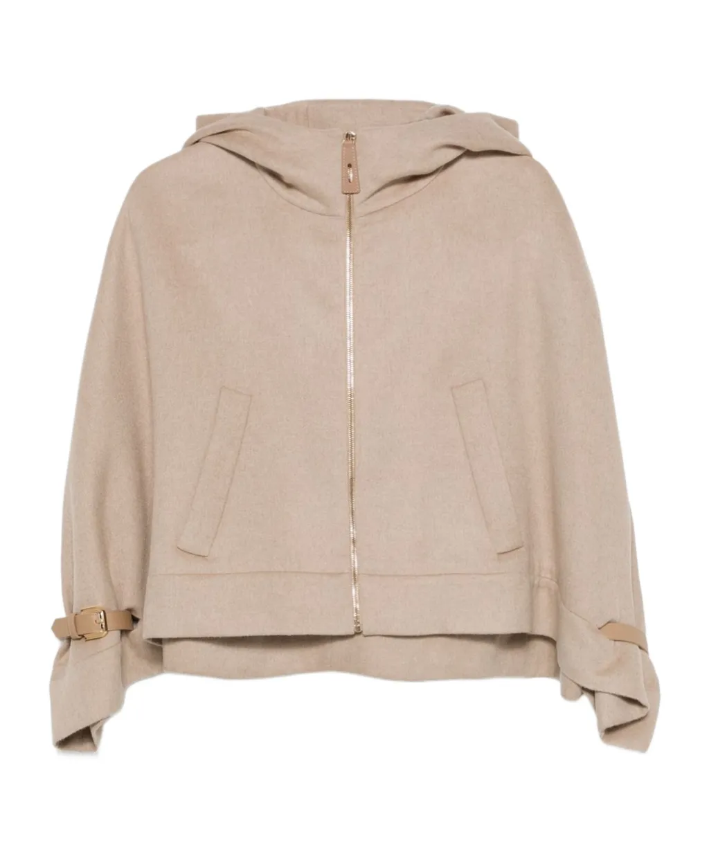 Max Mara Zip-Up Hooded Jacket