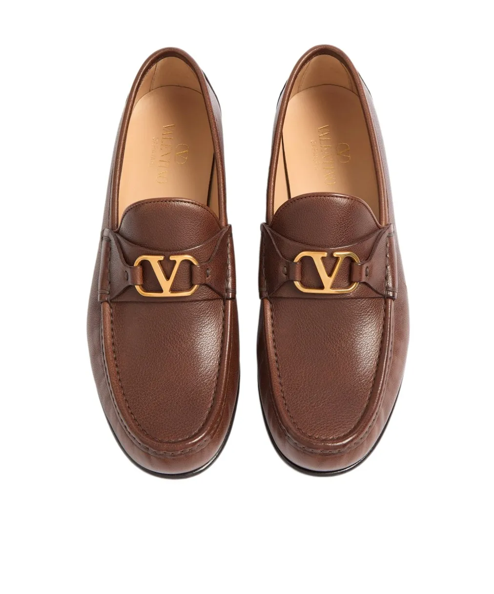 Valentino Vlogo Signature Slip-On Loafers