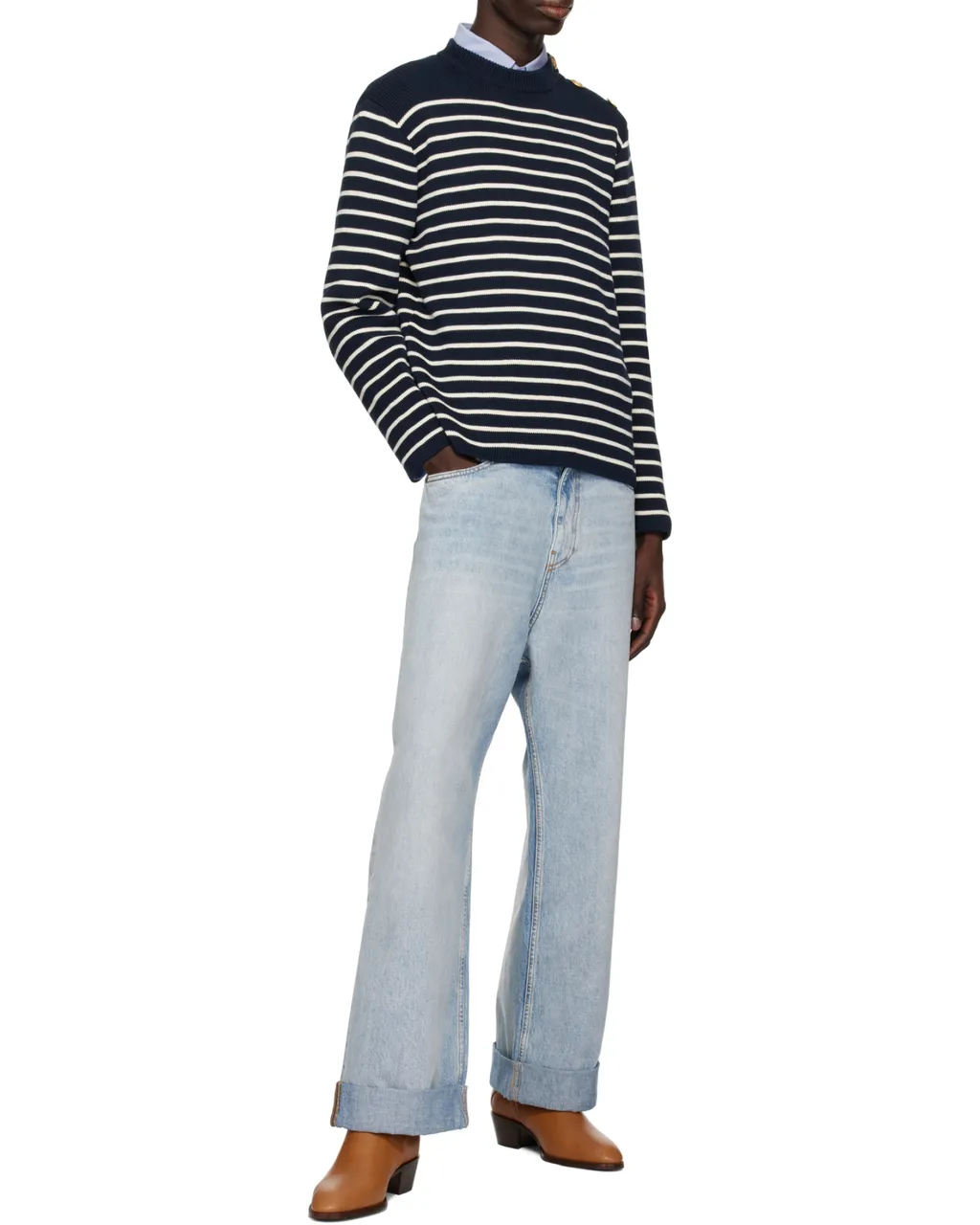 Valentino Striped Crewneck Jumper