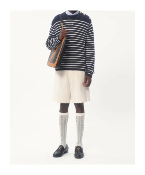 Valentino Striped Crewneck Jumper