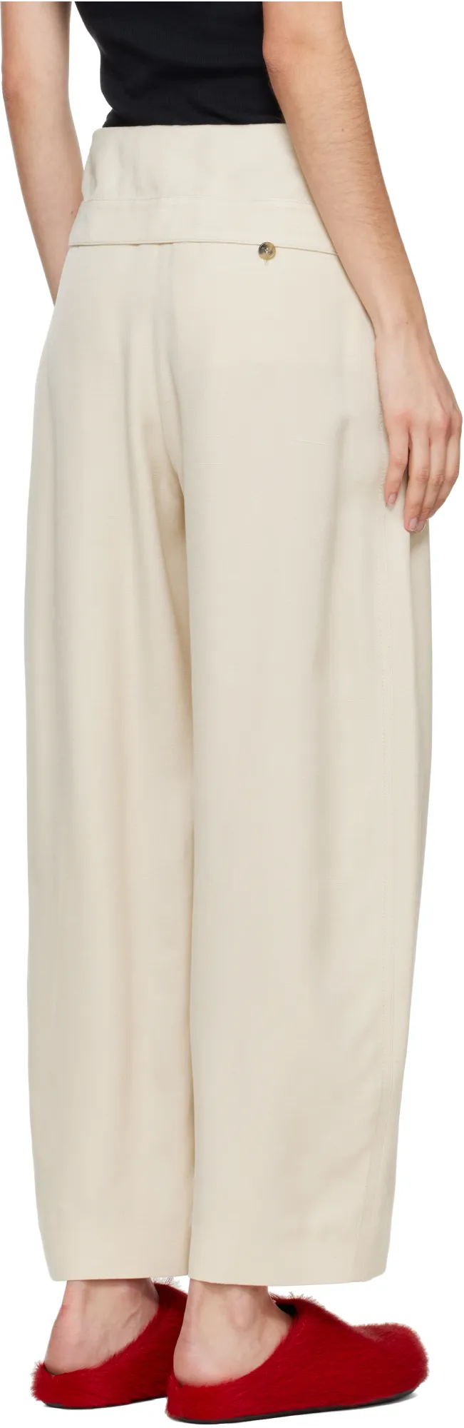 Jw Anderson Fold-Over Trousers