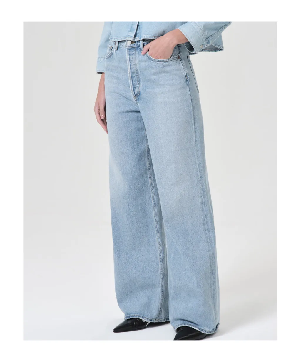 Agolde Dame High-Rise Wide Leg Jeans