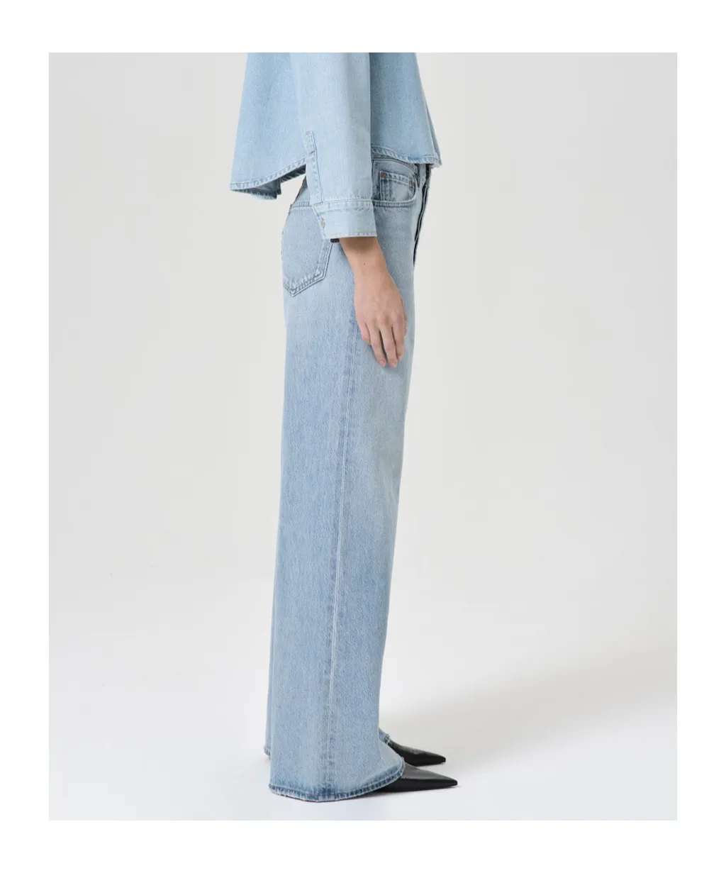 Agolde Dame High-Rise Wide Leg Jeans