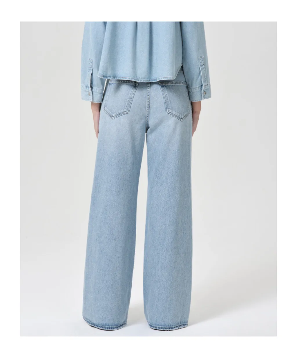 Agolde Dame High-Rise Wide Leg Jeans