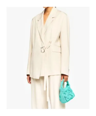 Jw Anderson Relaxed Fit Tailored Wrap Blazer