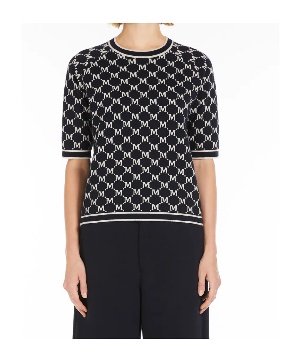 Jacquard Wool And Cashmere Sweater