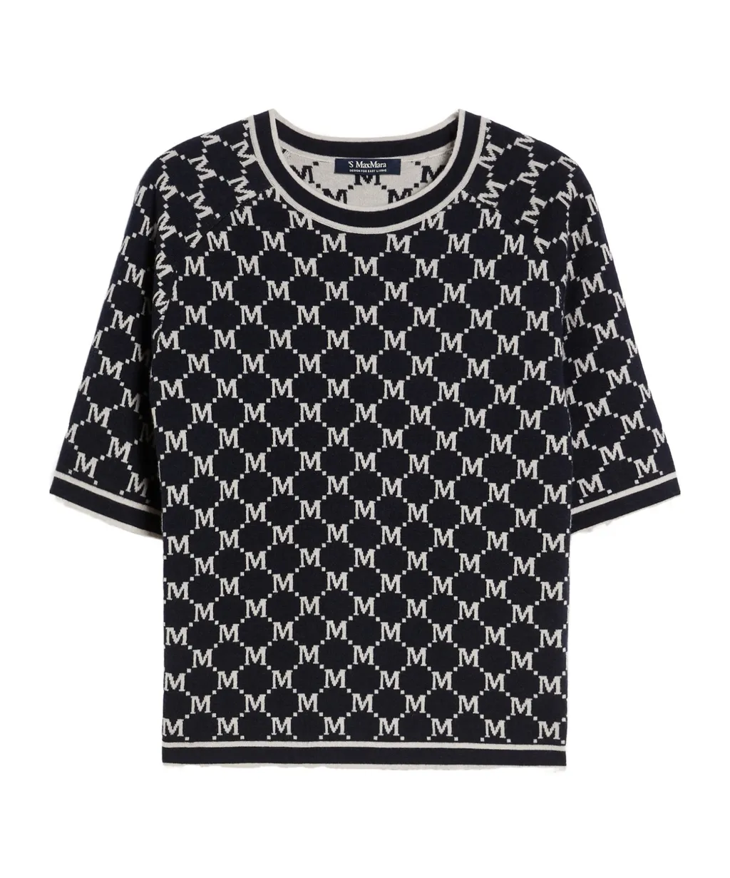 Jacquard Wool And Cashmere Sweater