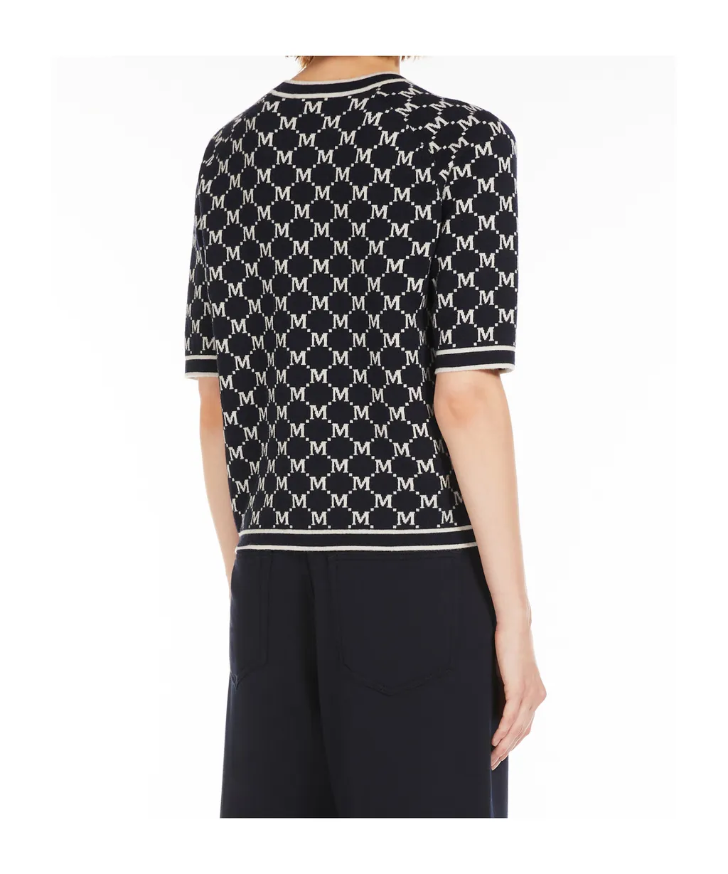 Jacquard Wool And Cashmere Sweater