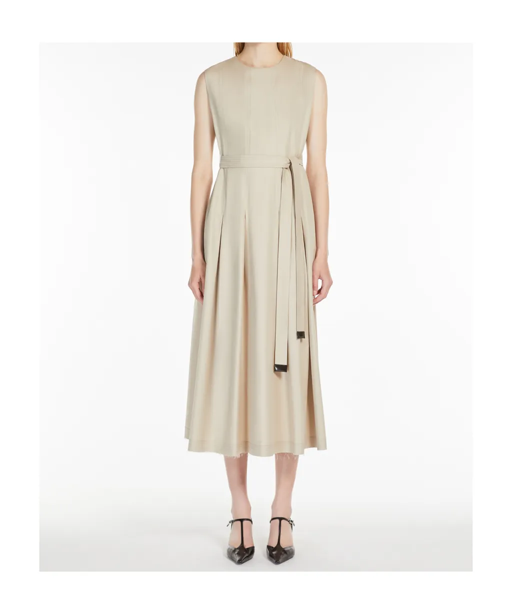 's Max Mara Amina Crewneck Belted Dress
