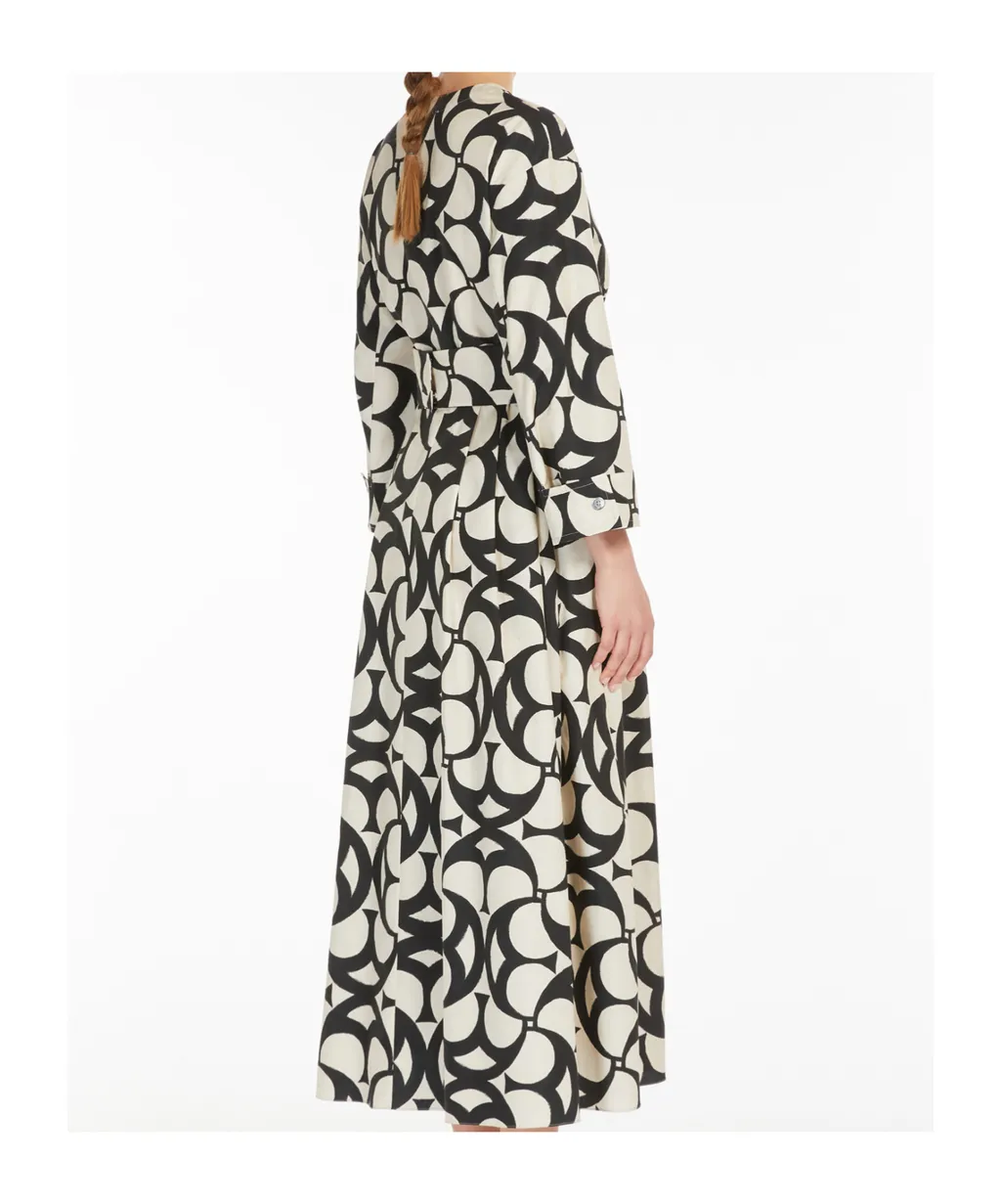 Printed Cotton Shirt Dress