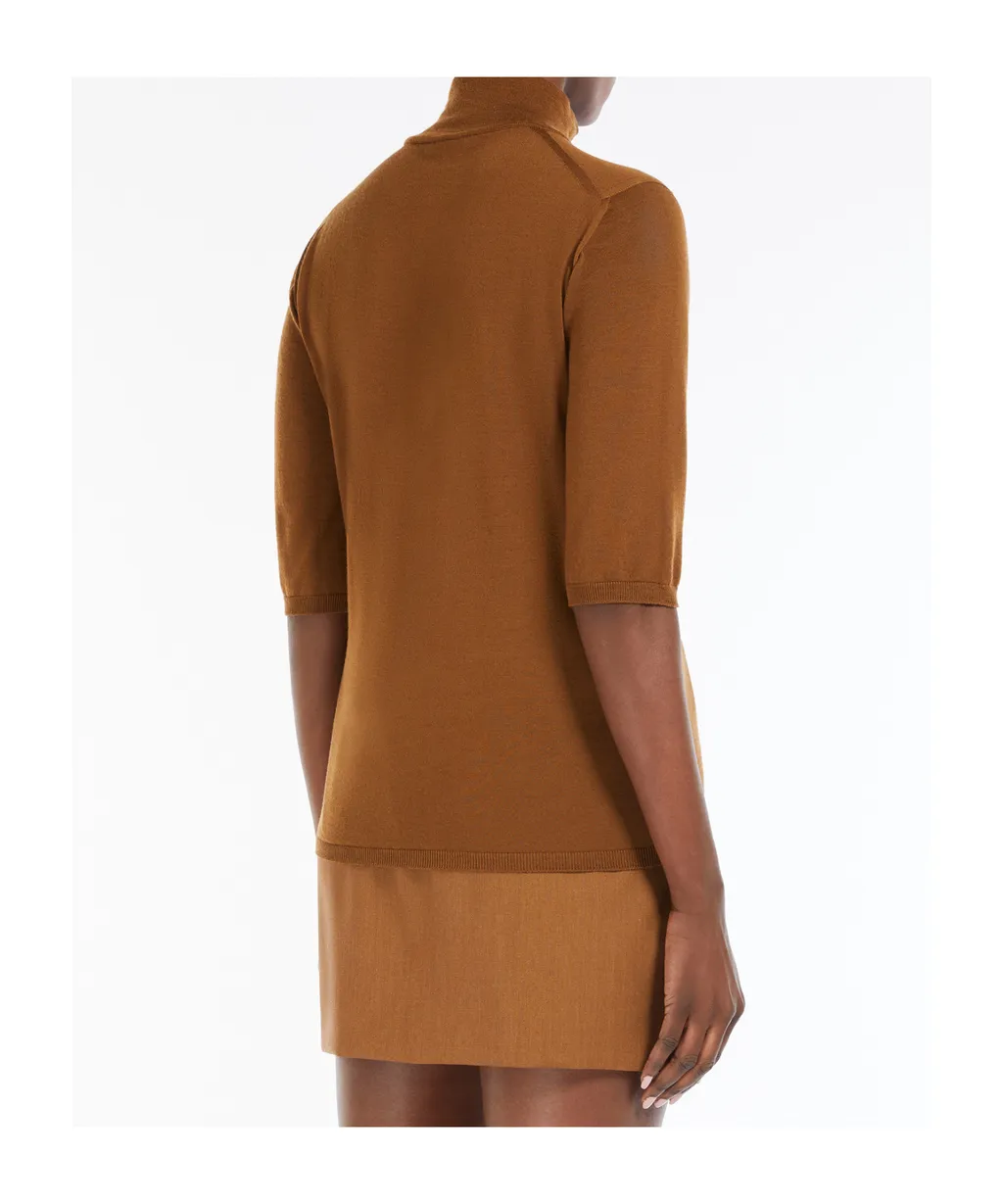 Wool Knit Turtleneck Jumper